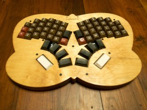 Keyboard.io Model 00. Copyright Jesse Vincent / keyboard.io
